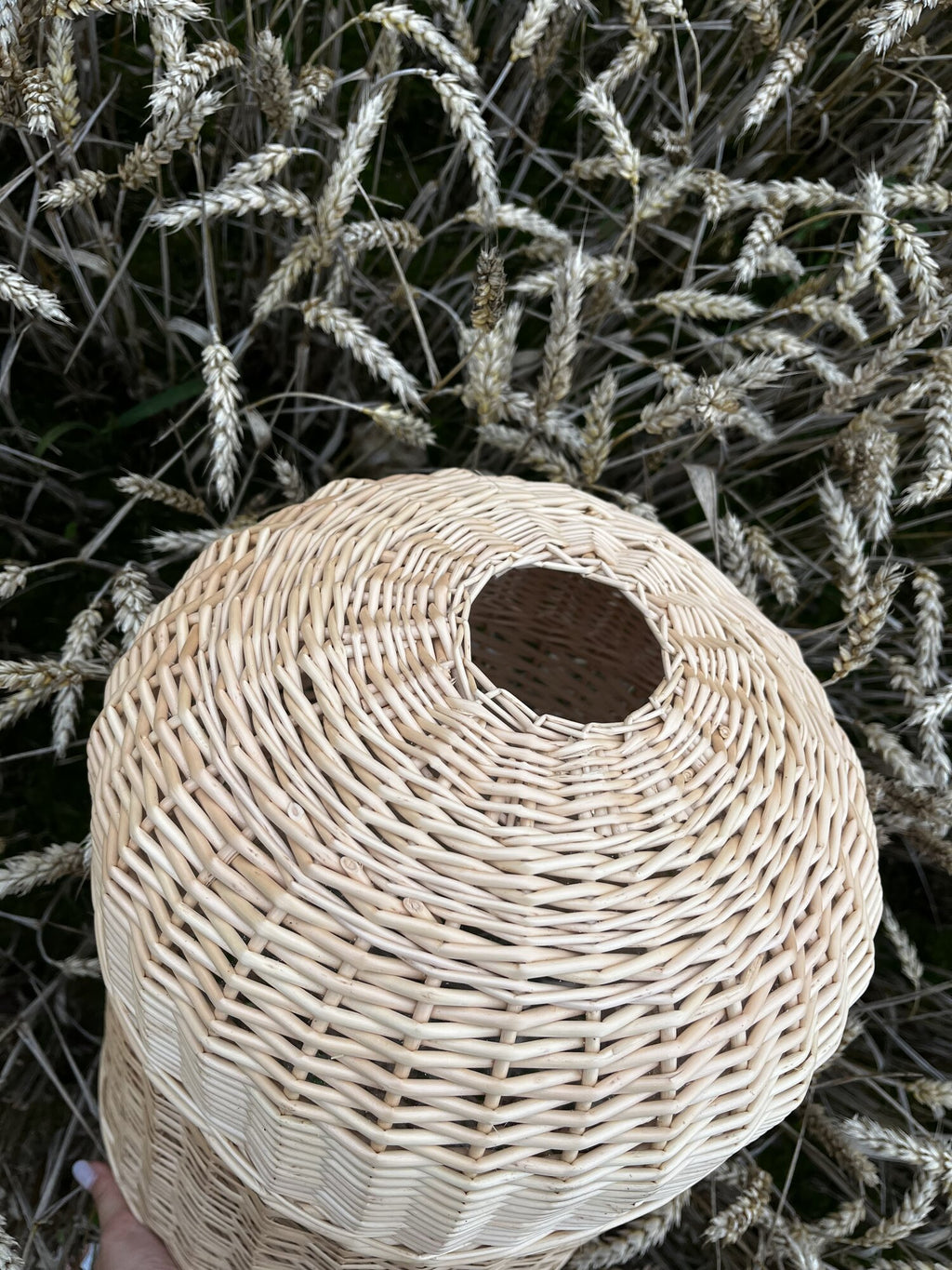 Wicker Water Bottle Cover