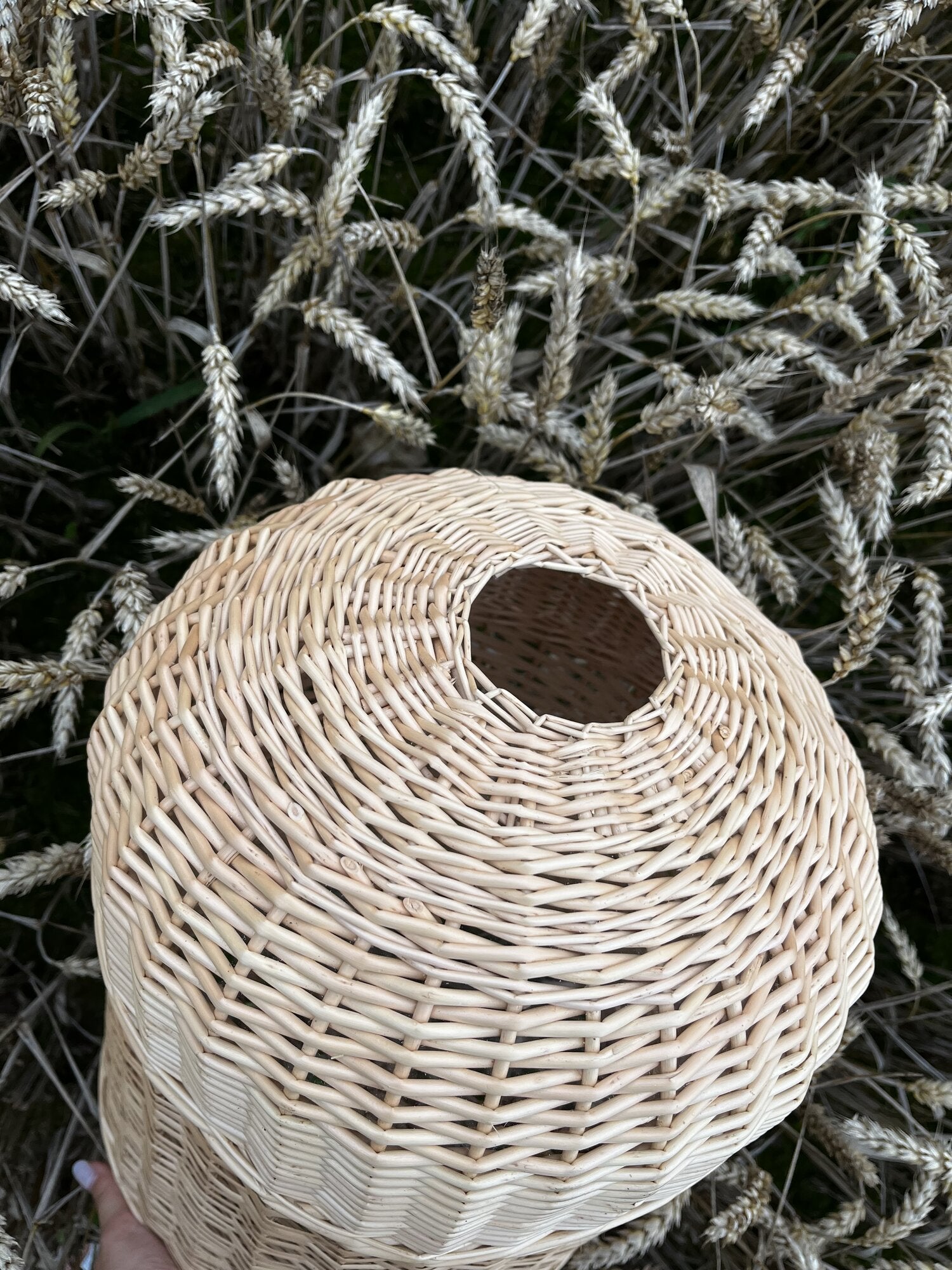 Wicker Water Bottle Cover