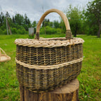 Large Wicker Market Basket with Handle
