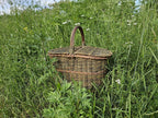 Wicker Picnic Hamper with Lid