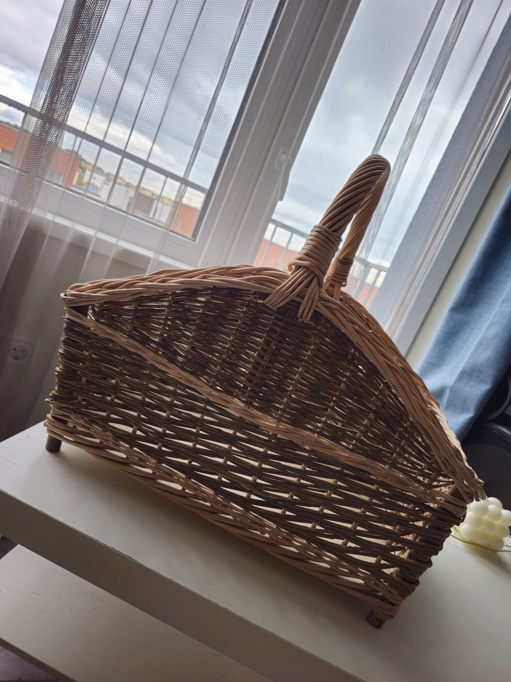Large Wicker Firewood Basket