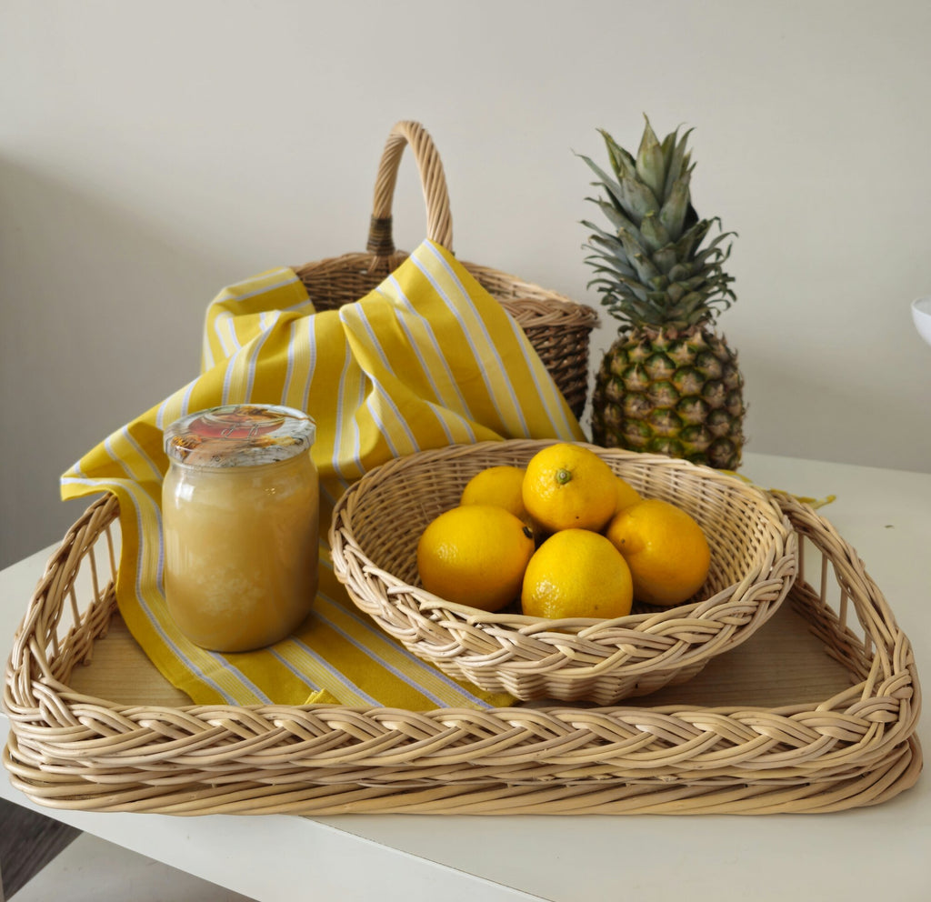 Handwoven Willow Serving Tray