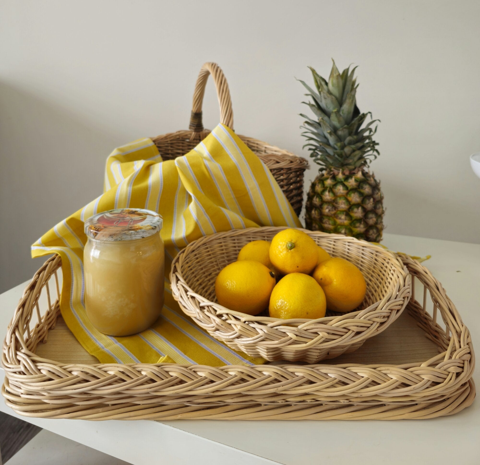 Handwoven Willow Serving Tray