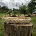 Oval Wicker Bread Tray