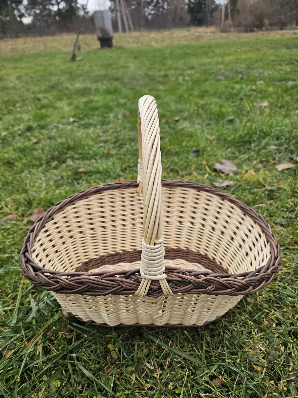 Wicker Gathering Tote