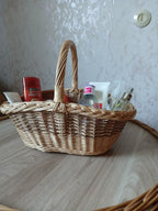 Wicker Gathering Tote