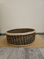 Large Handwoven Wicker Bowl