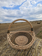 Wicker Garden Trug with Handle