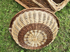 Wicker Garden Trug with Handle