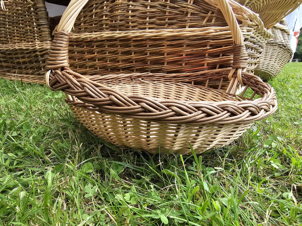 Wicker Garden Trug with Handle