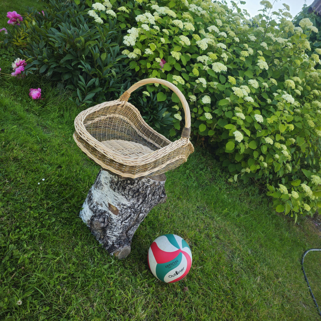 Extra-Large Wicker Garden Trug Basket