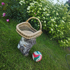 Extra-Large Wicker Garden Trug Basket