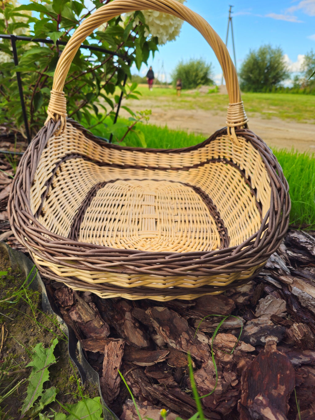 Large Wicker Trug Basket