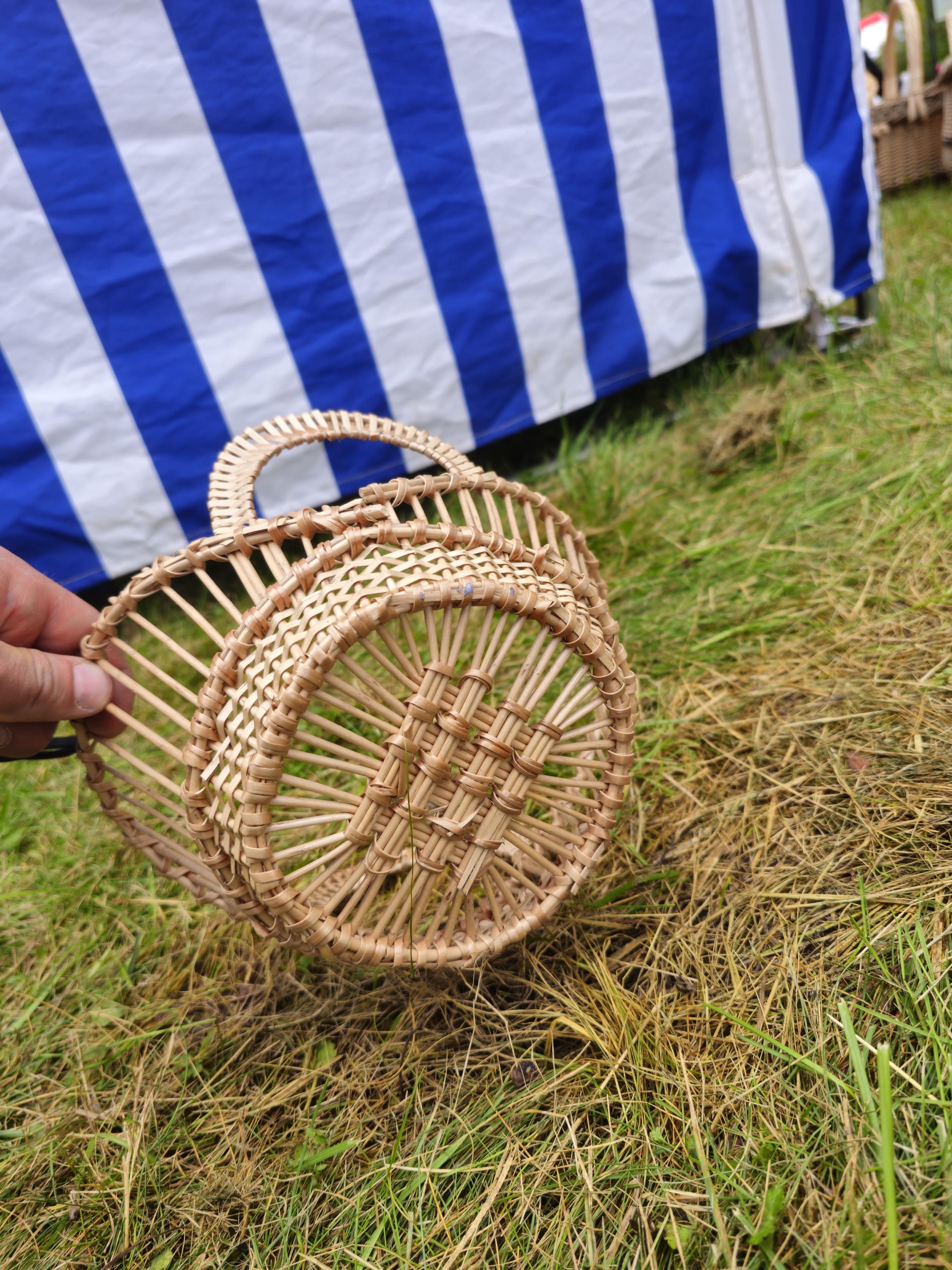 Handwoven Decorative Bowl for Bread, Fruit or Display