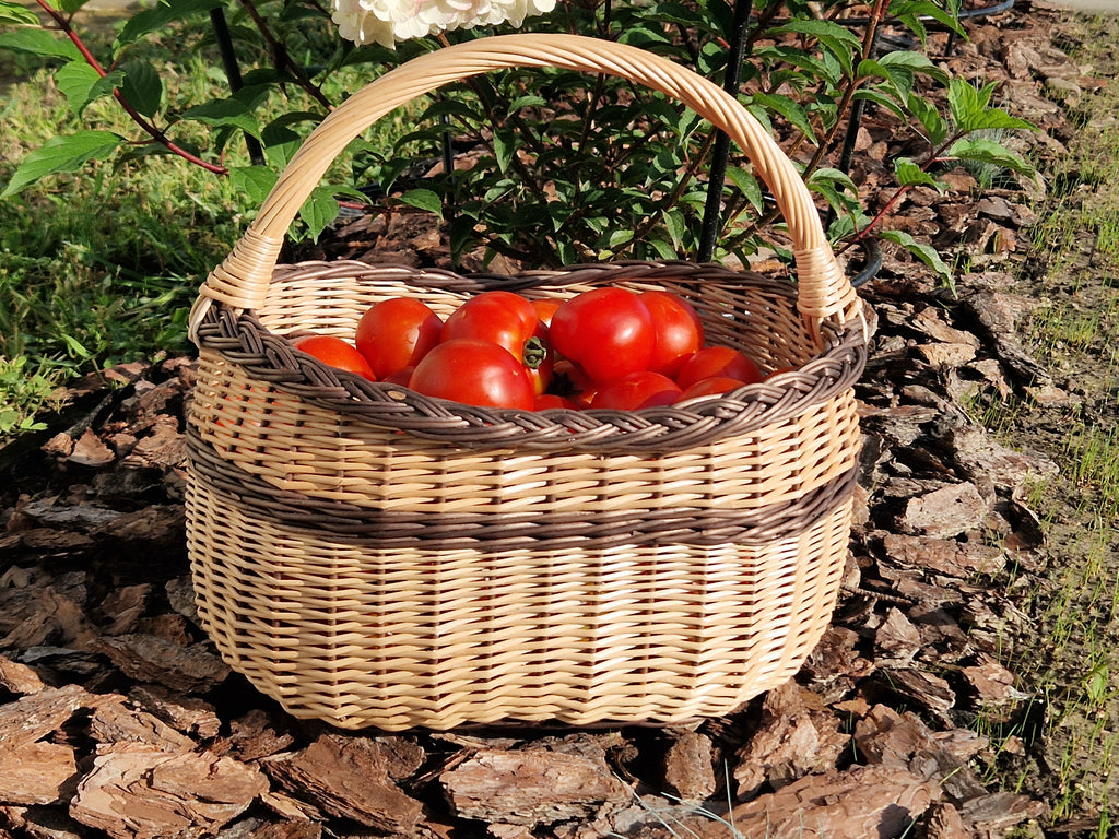Handmade Wicker Foraging Basket