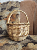 Handmade Wicker Basket with Handle