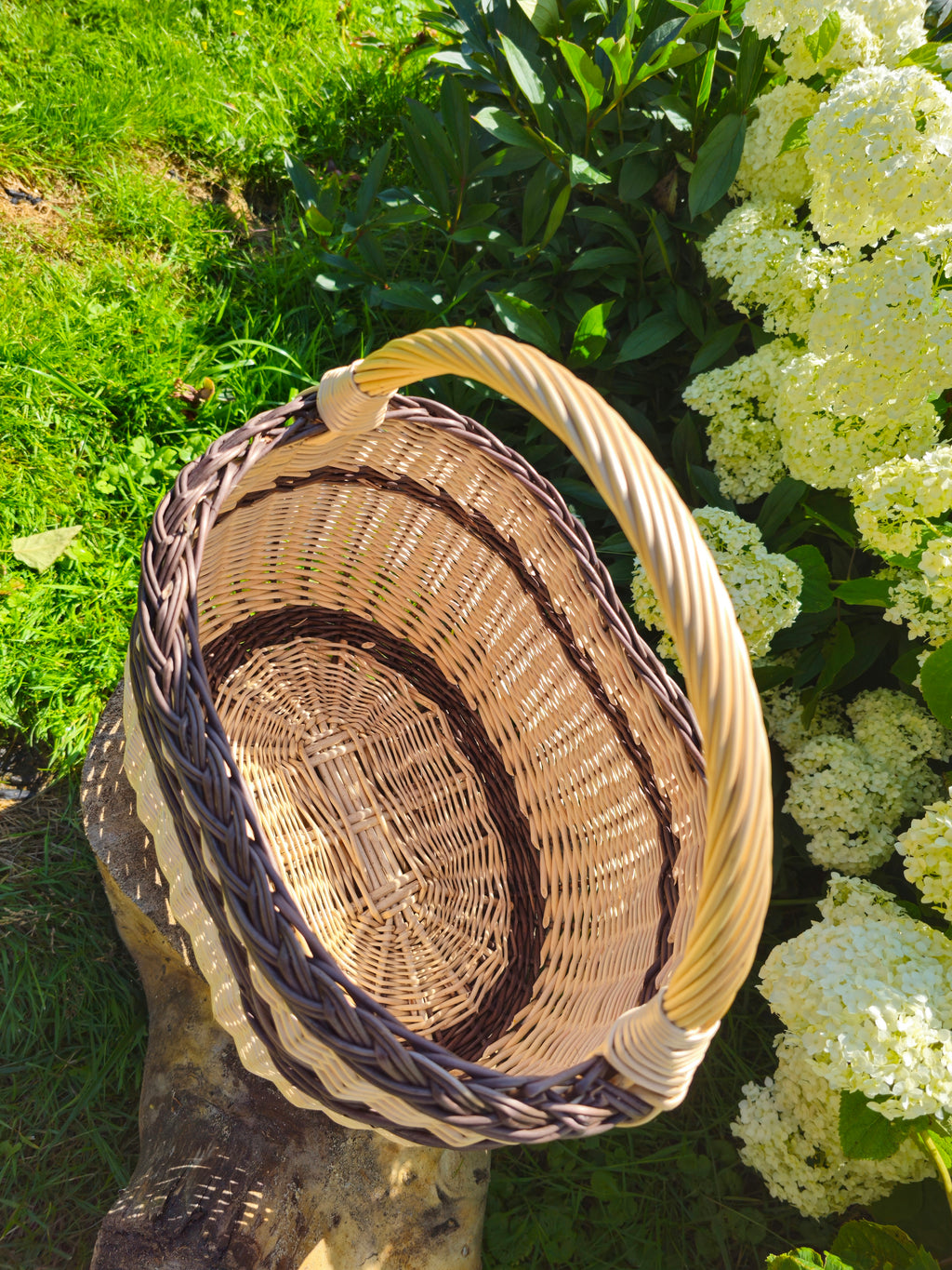 Handmade Wicker Foraging Basket