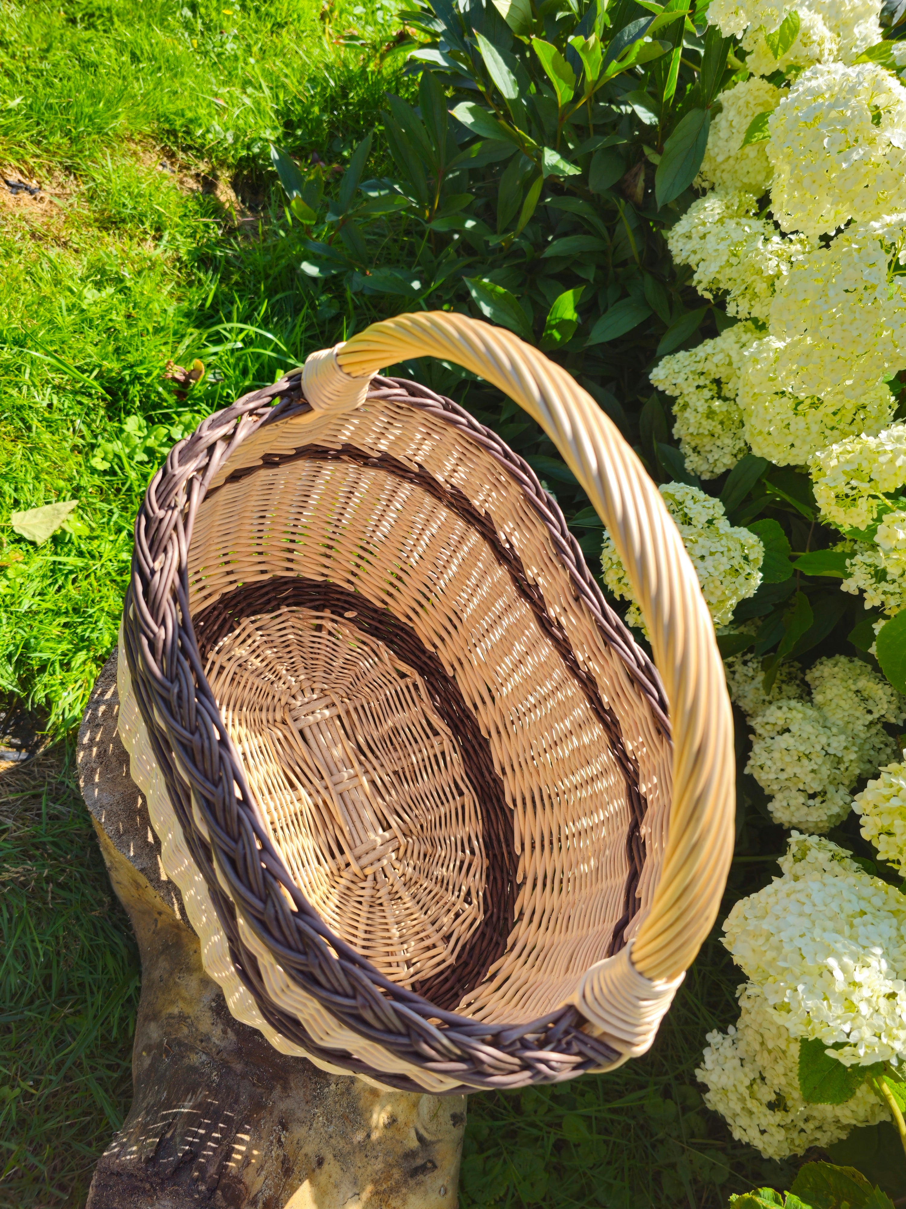 Handmade Wicker Foraging Basket