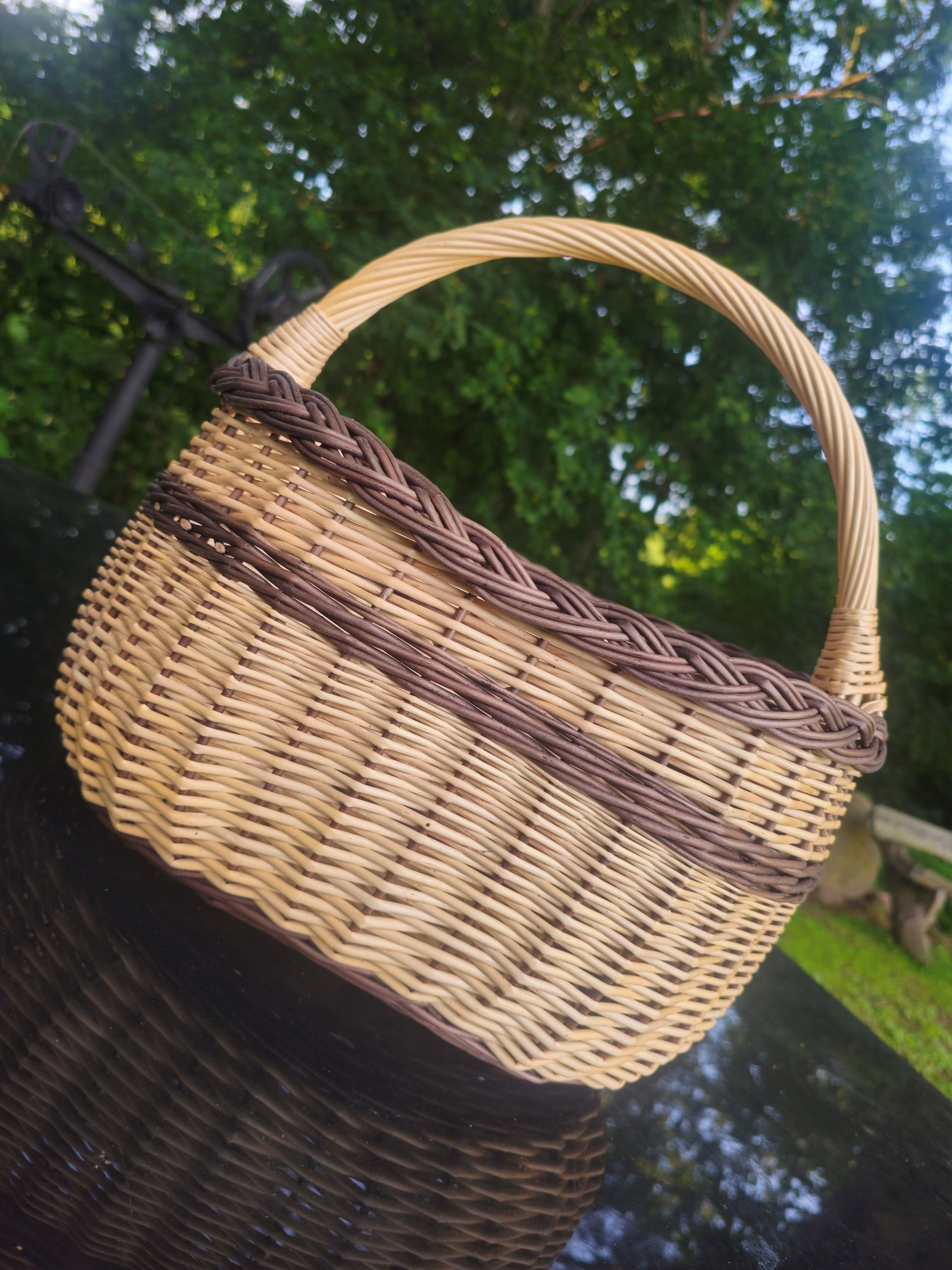 Handmade Wicker Foraging Basket