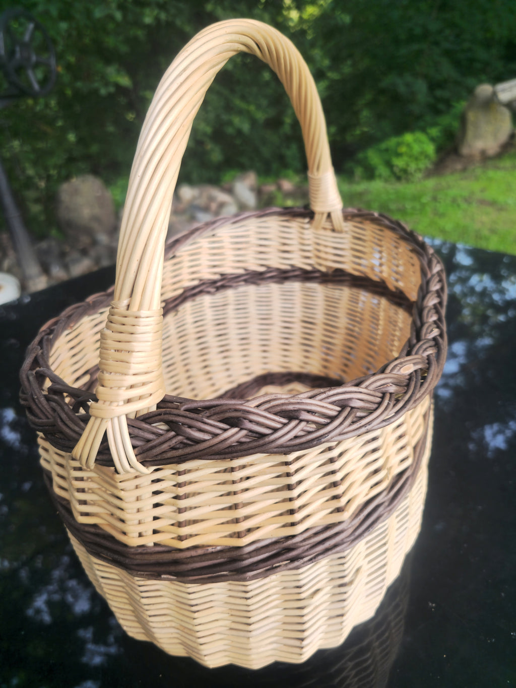 Handmade Wicker Foraging Basket