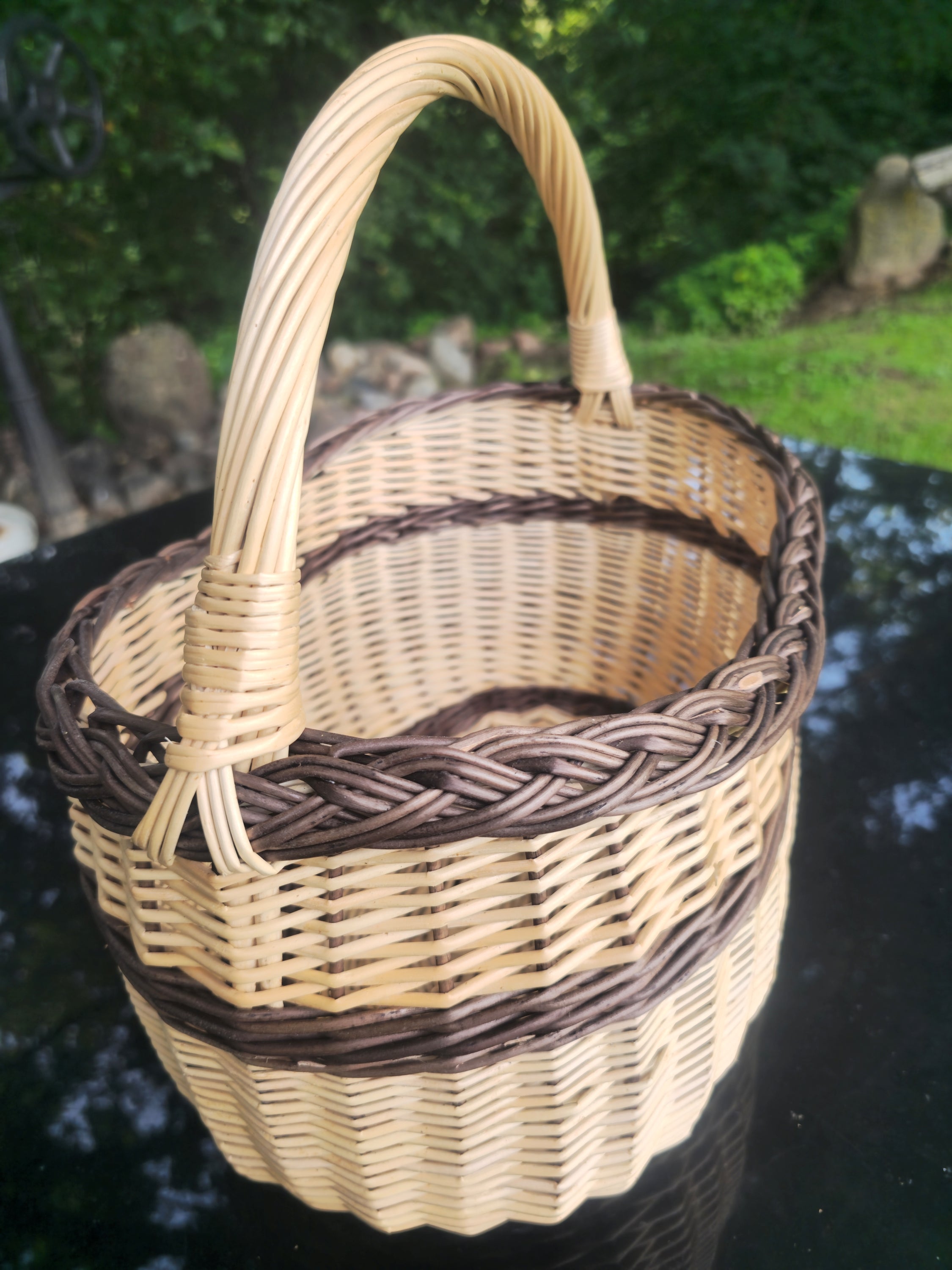Handmade Wicker Foraging Basket