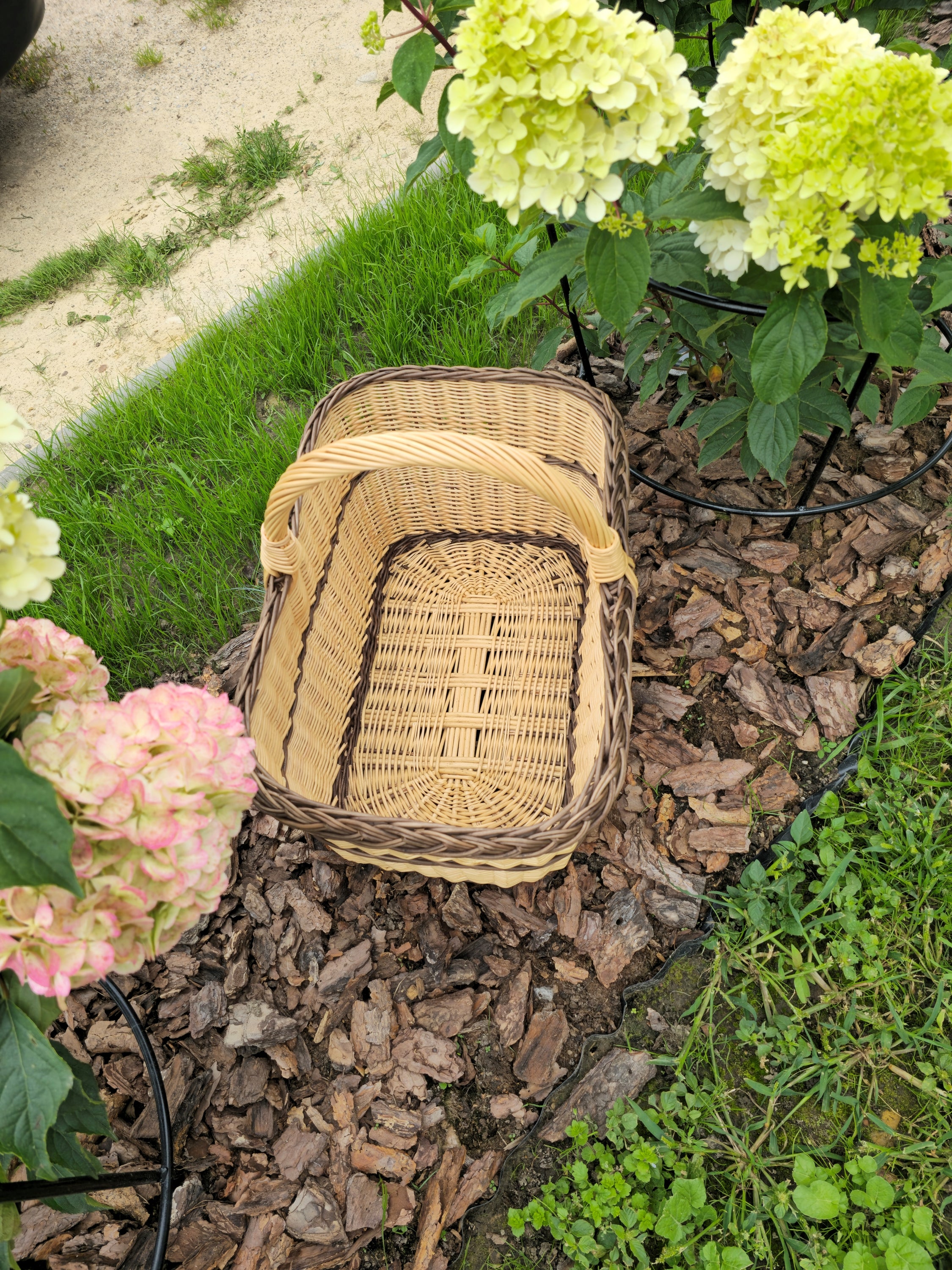 Rectangular Large Wicker Basket