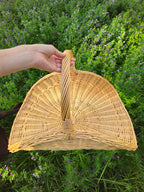 Handwoven Wicker Flower Basket