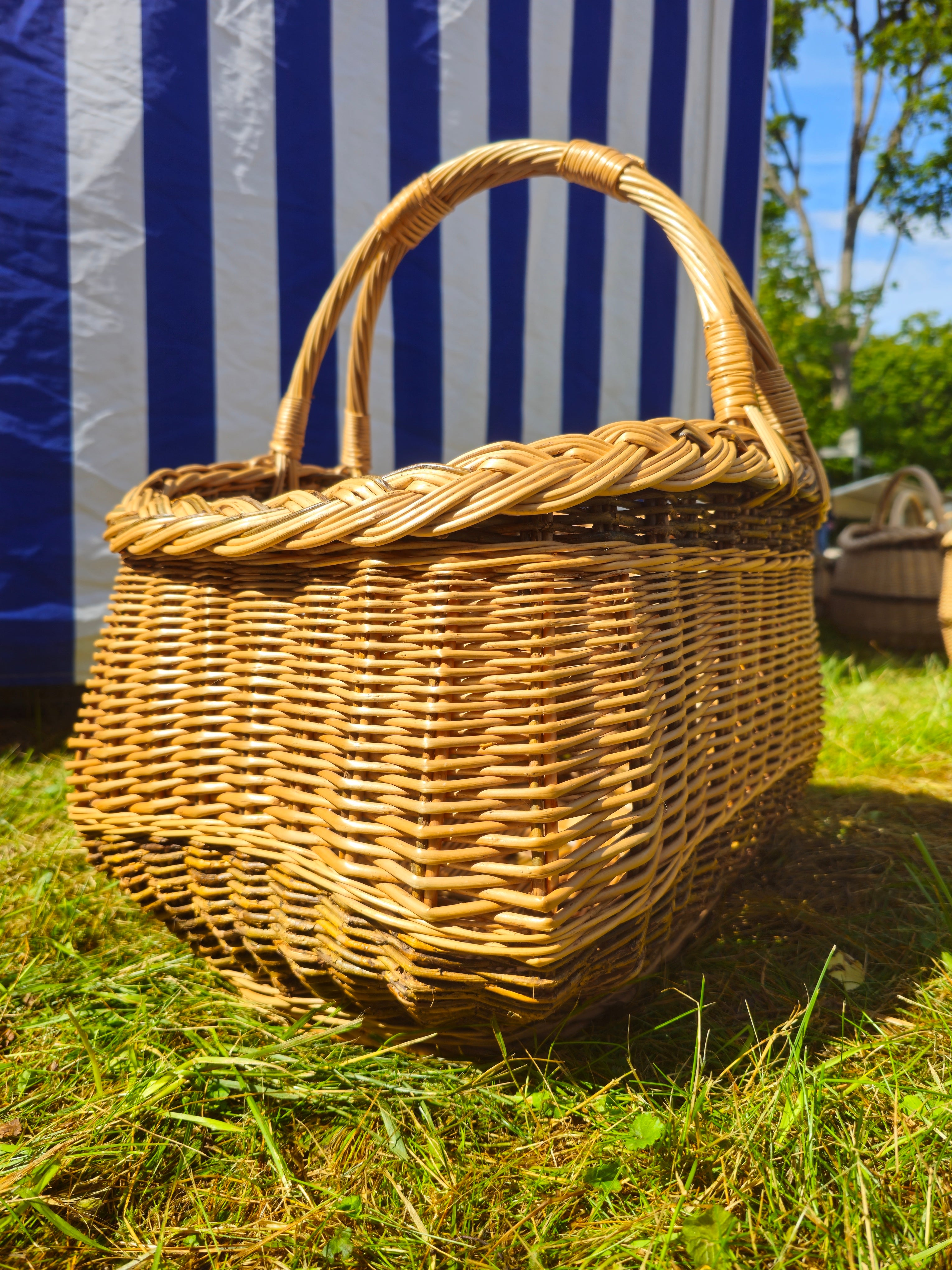 Handmade Wicker Picnic Basket