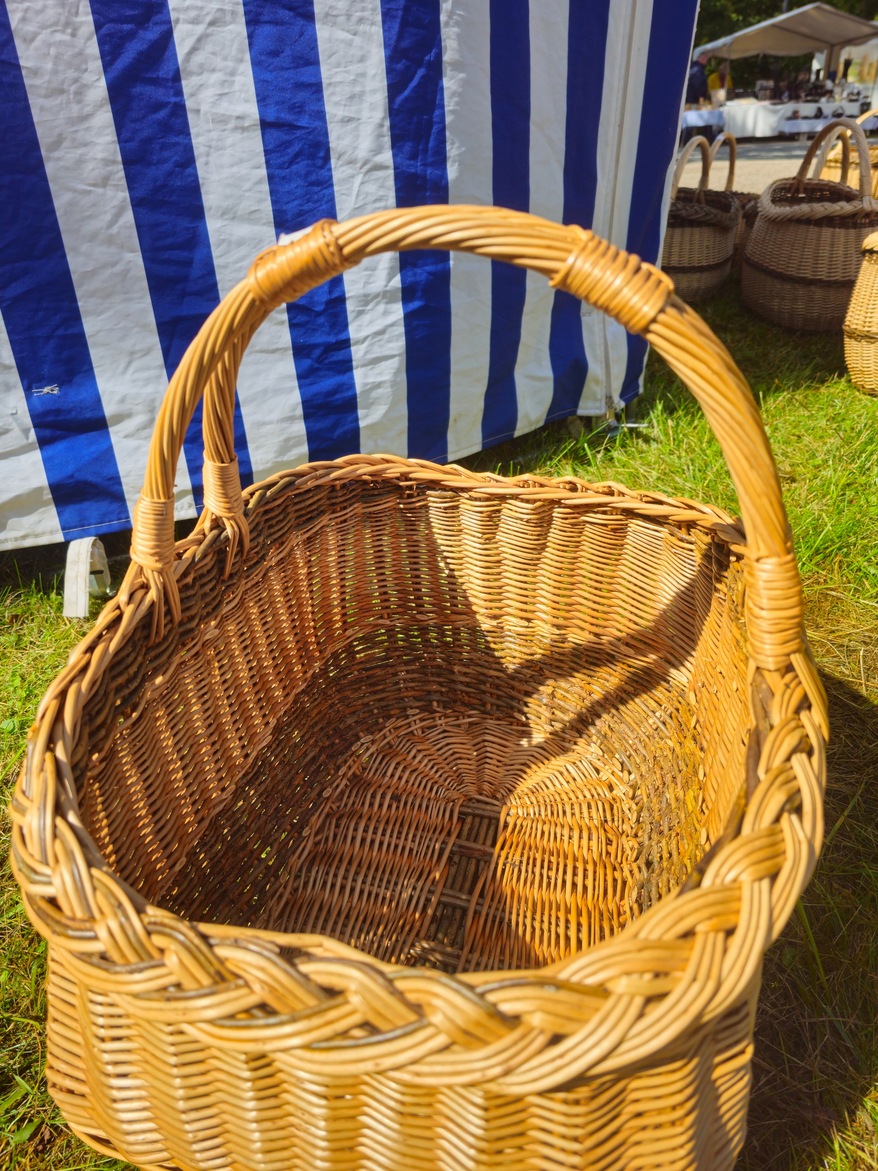 Handmade Wicker Picnic Basket
