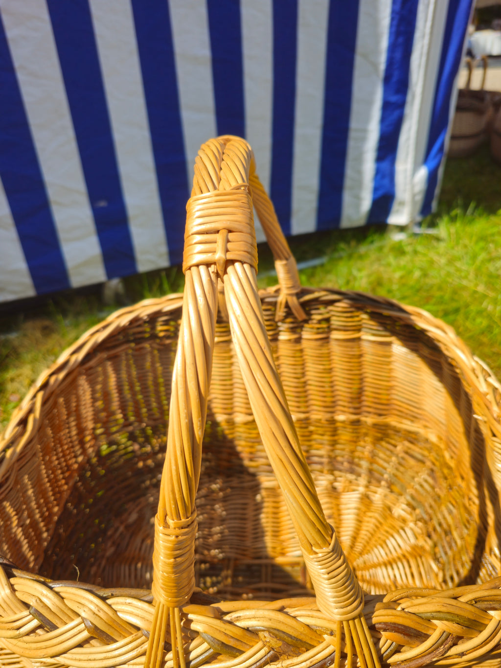 Handmade Wicker Picnic Basket
