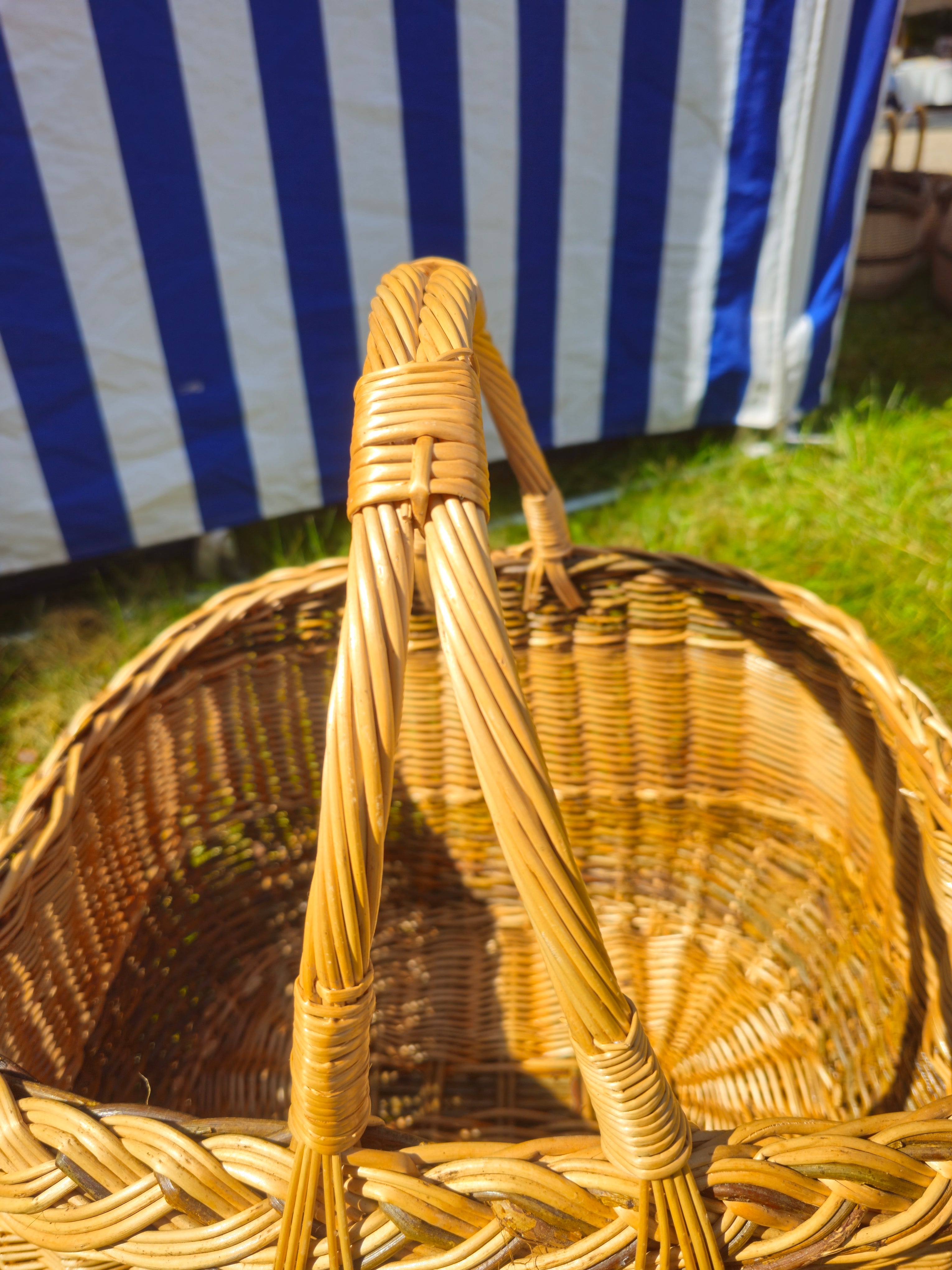 Handmade Wicker Picnic Basket