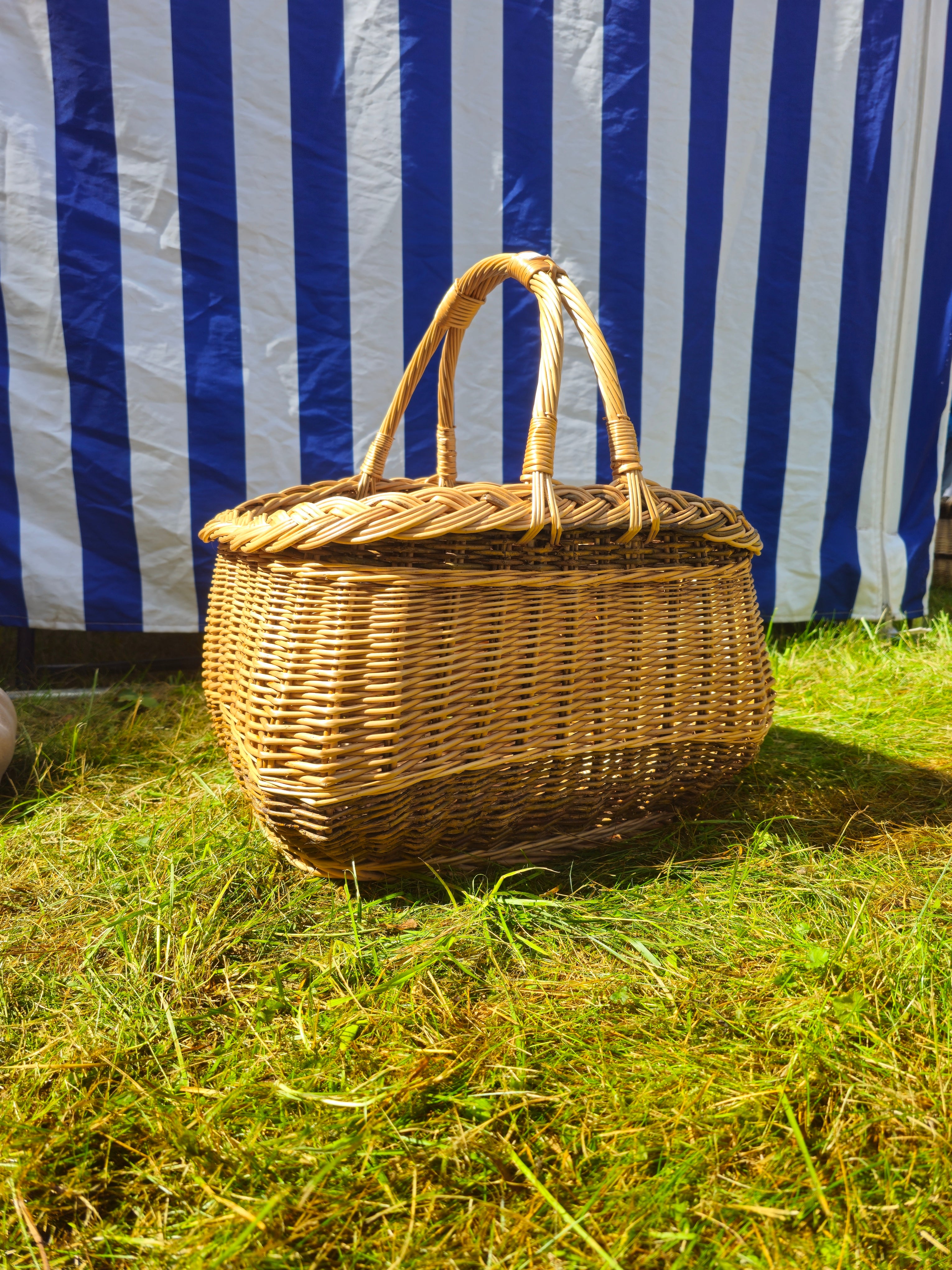 Handmade Wicker Picnic Basket