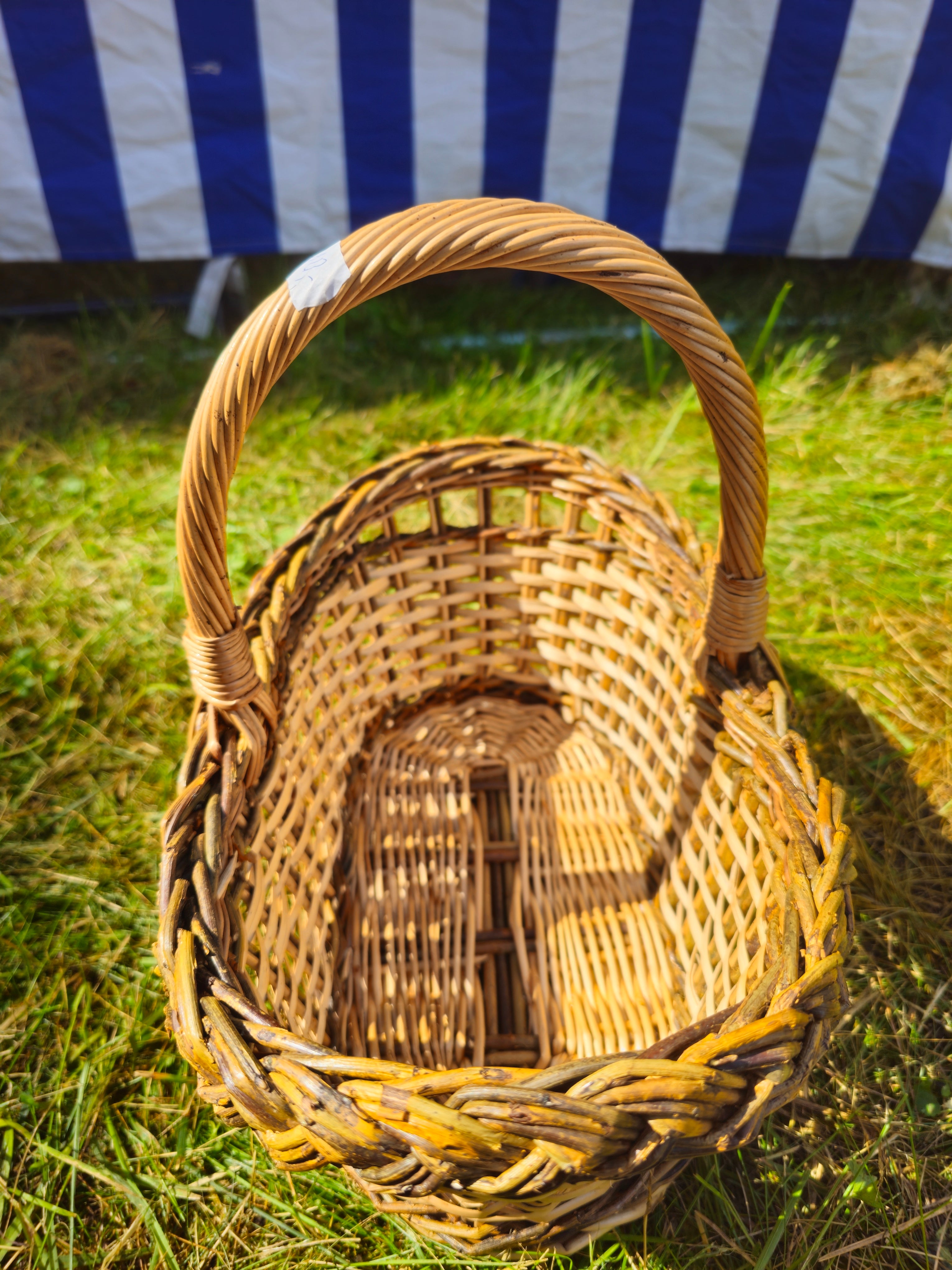 Wicker Basket with Handle