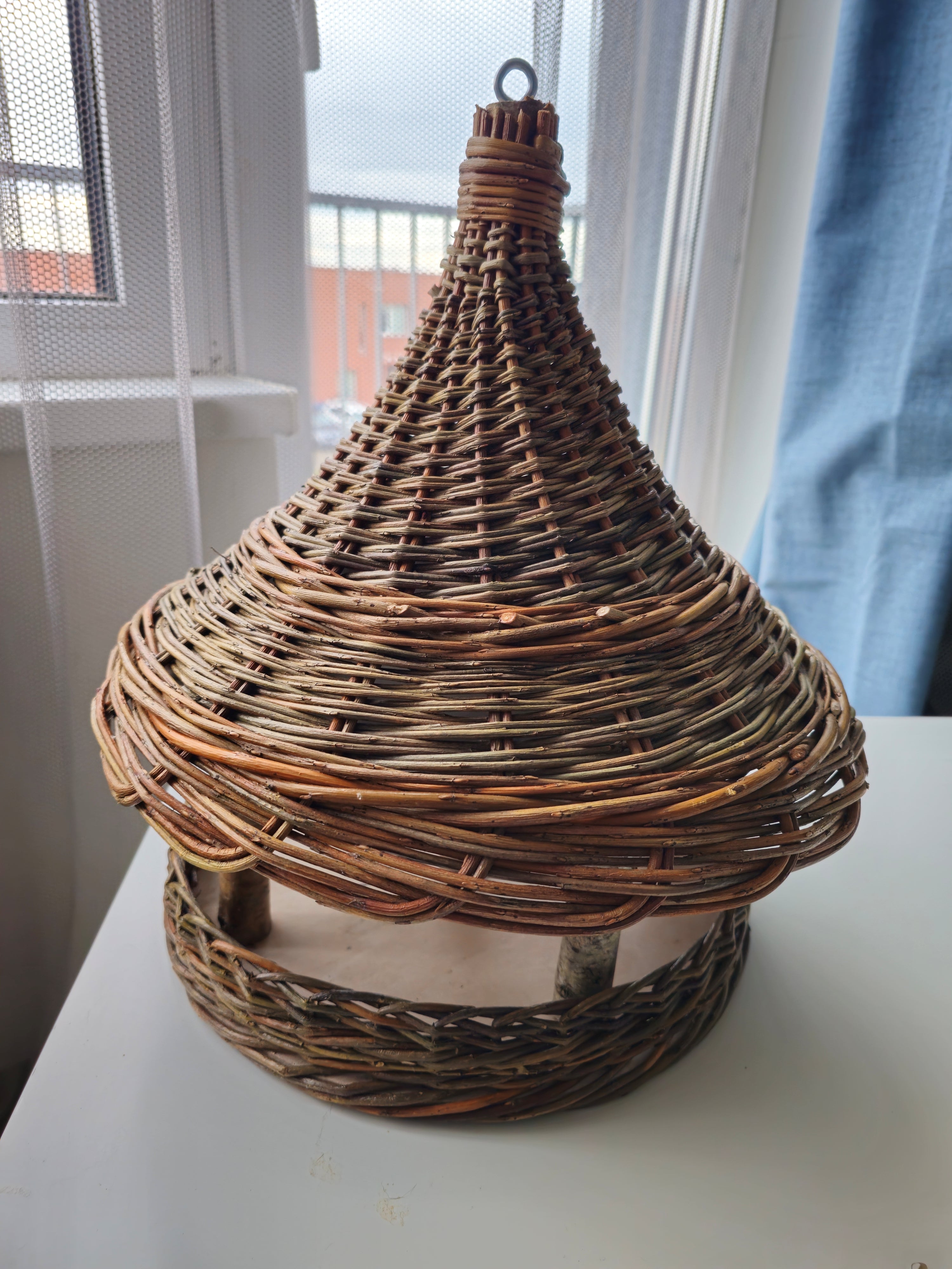 Handmade Wicker Bird Feeder