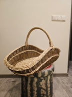 Large wicker basket 027b