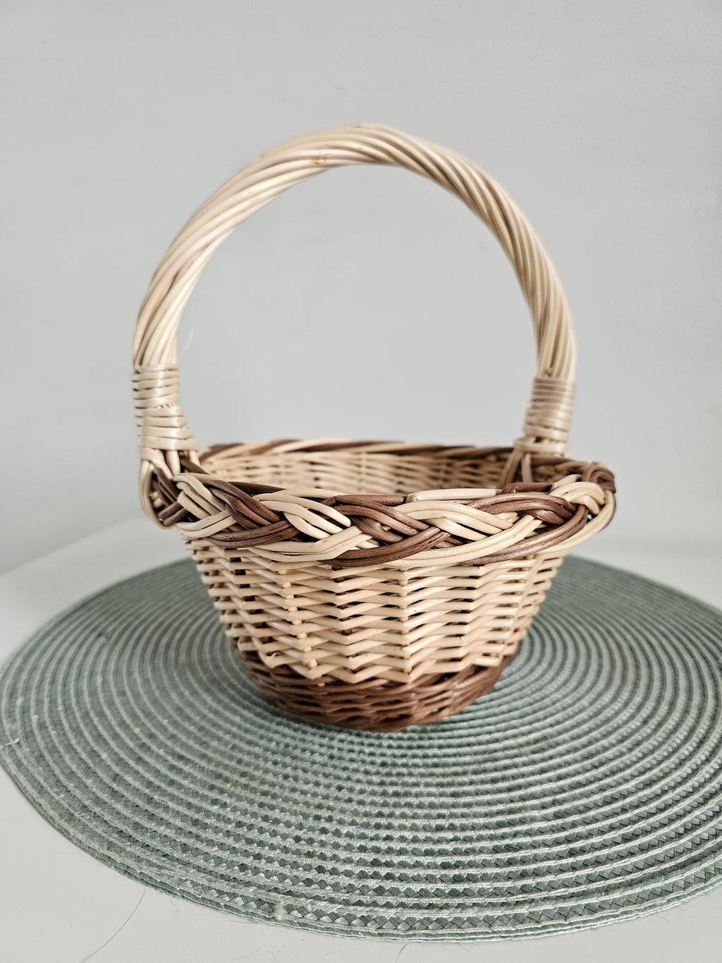 Mini Round Willow Basket
