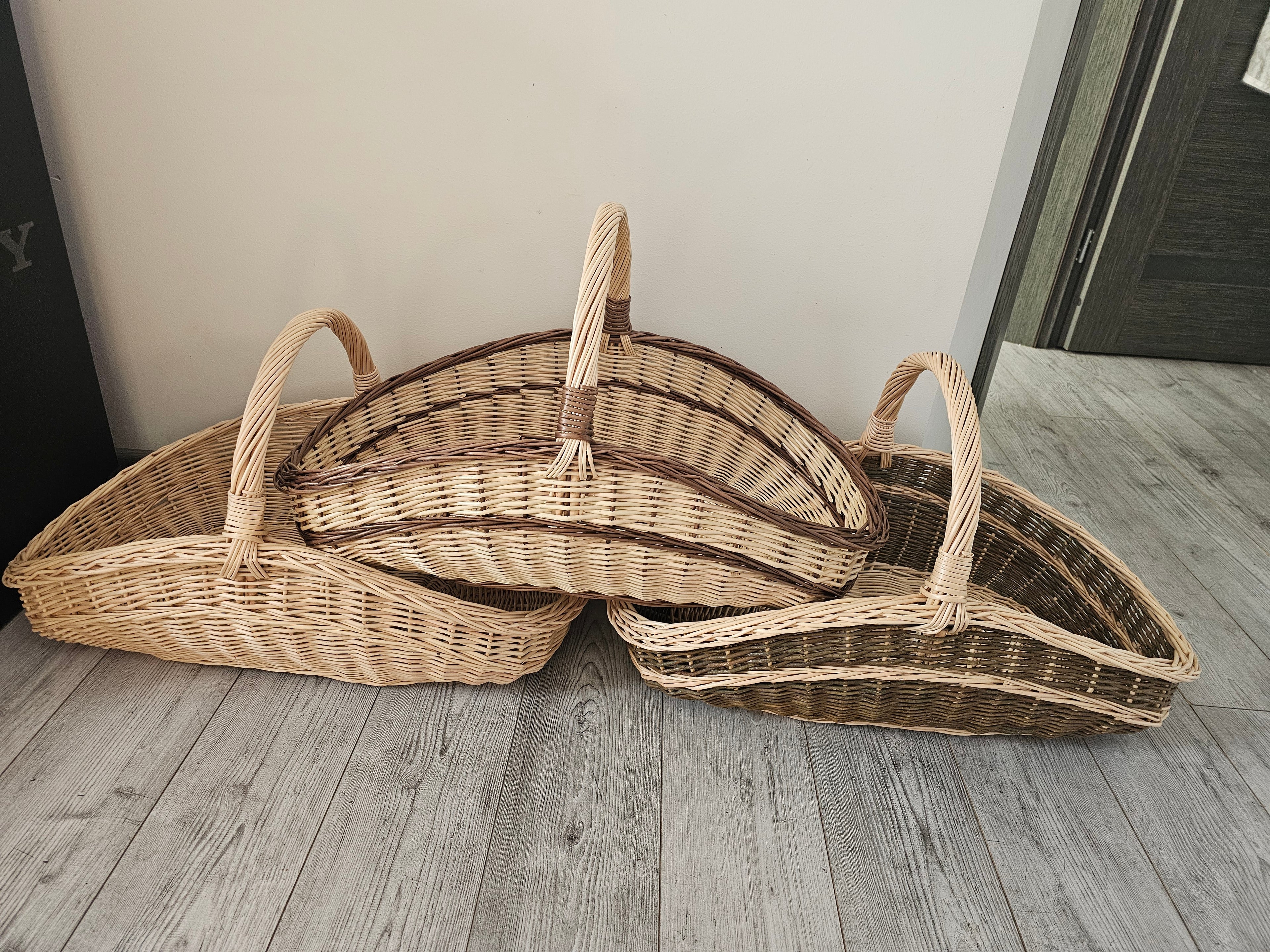 Large wicker basket 027b