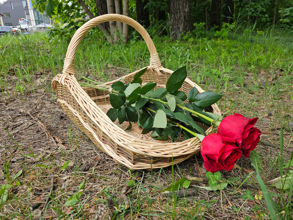 Large wicker basket 027b