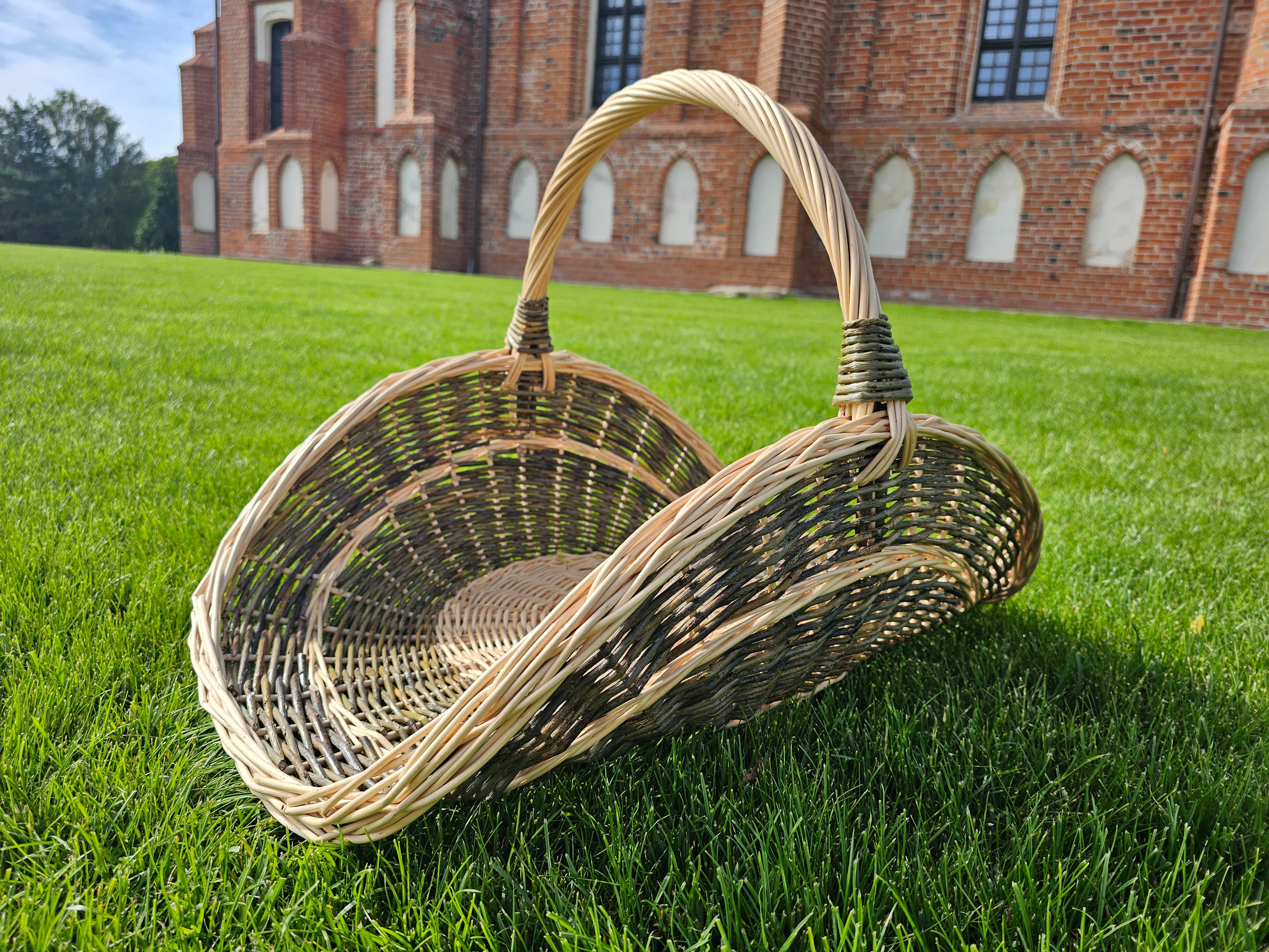 Willow Flower Girl Basket 031b-3