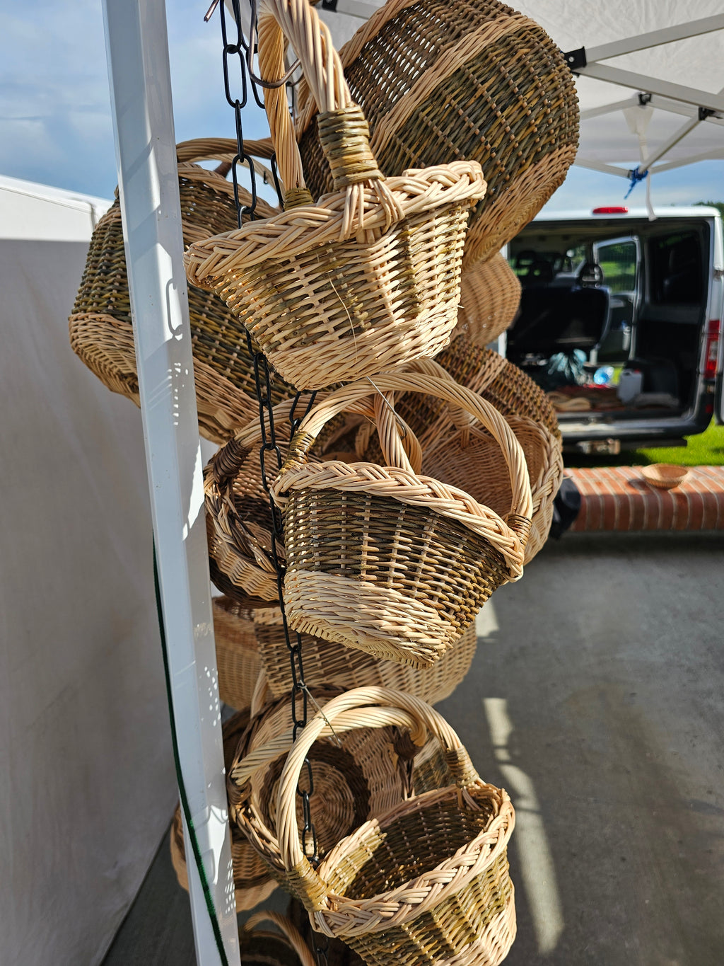 Mini Round Willow Basket