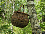 Round Wicker Storage Basket