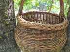 Round Wicker Storage Basket