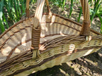 Large Wicker Trug Basket With Two Handles