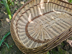 Large Wicker Trug Basket With Two Handles
