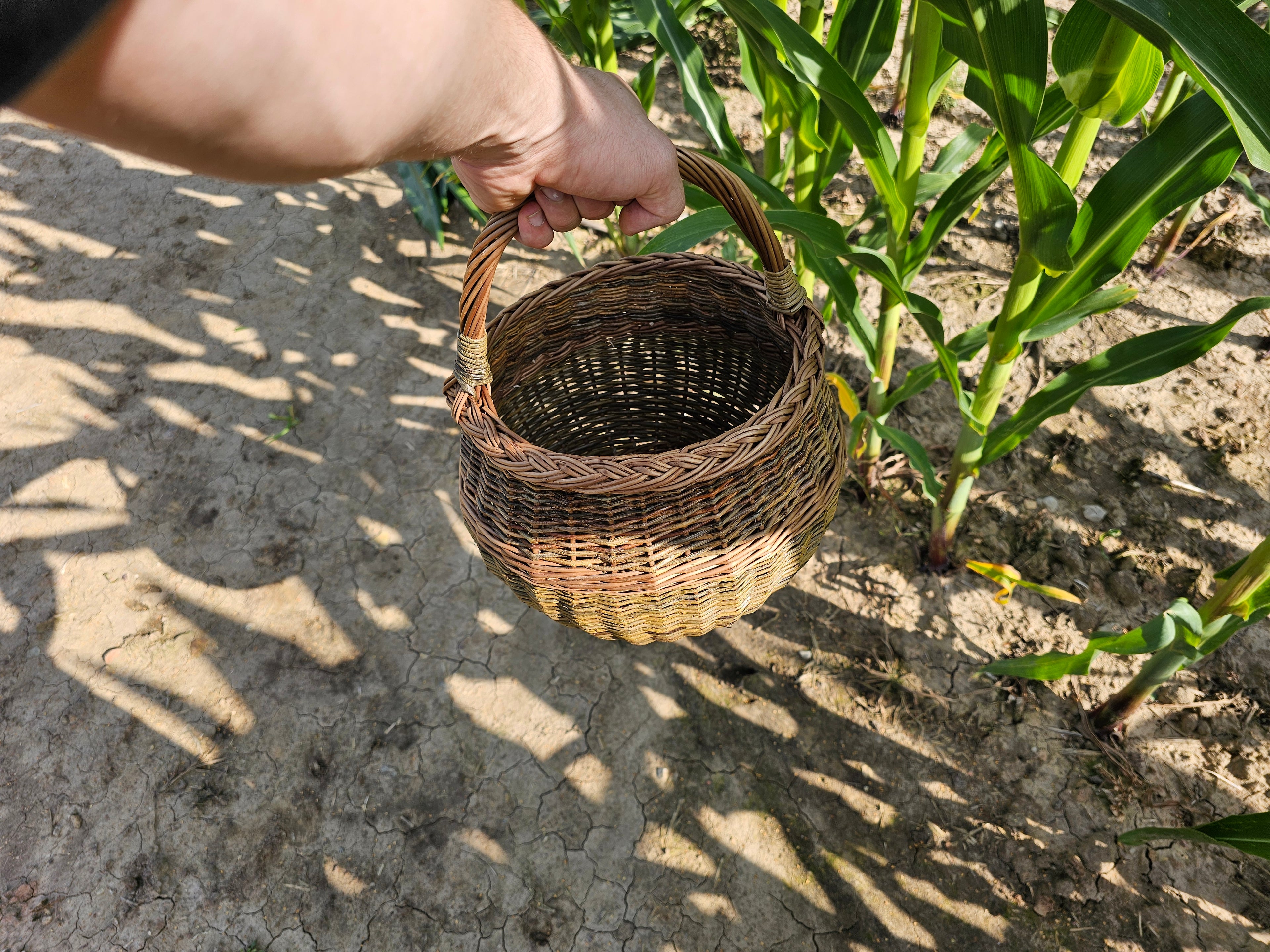 Wicker basket 049b