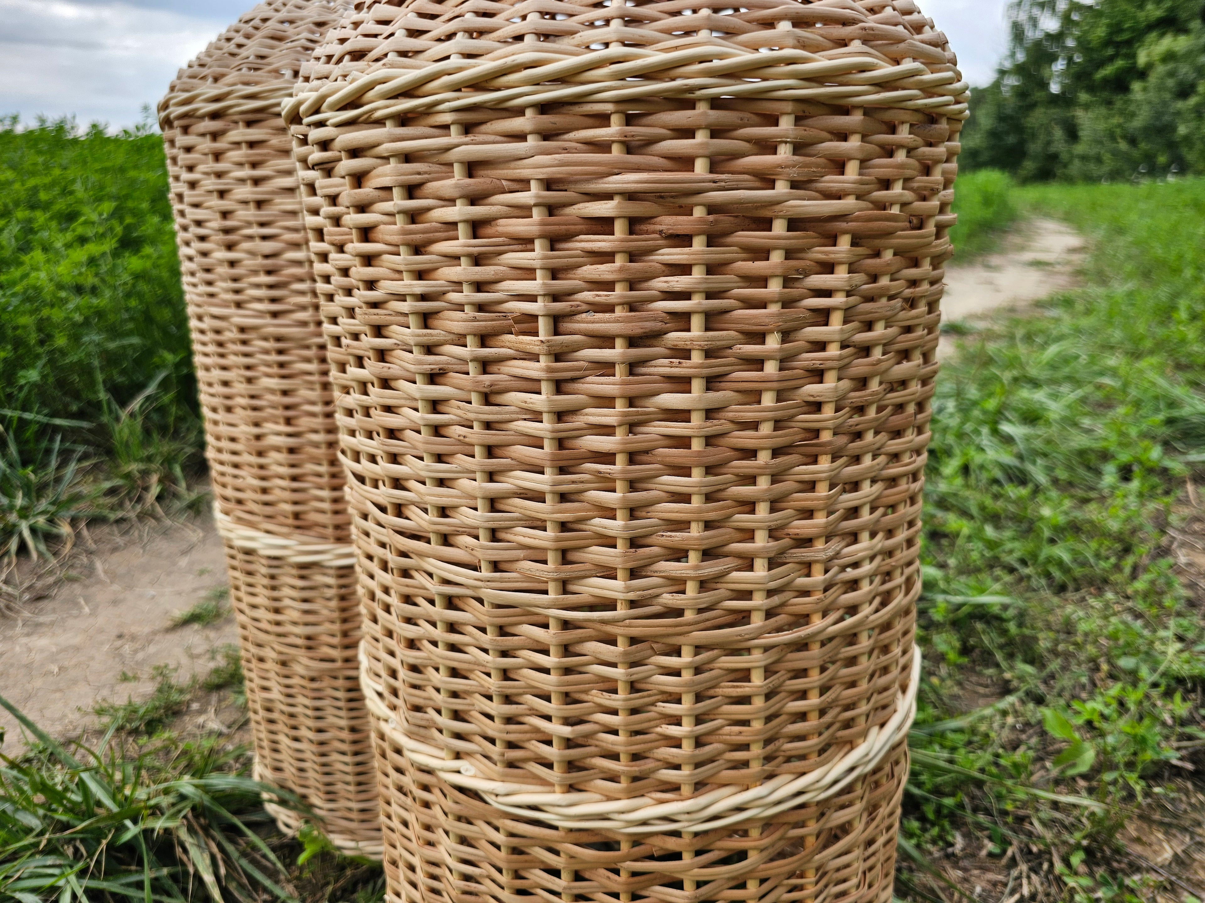 Wicker gas cylinder cover 012r
