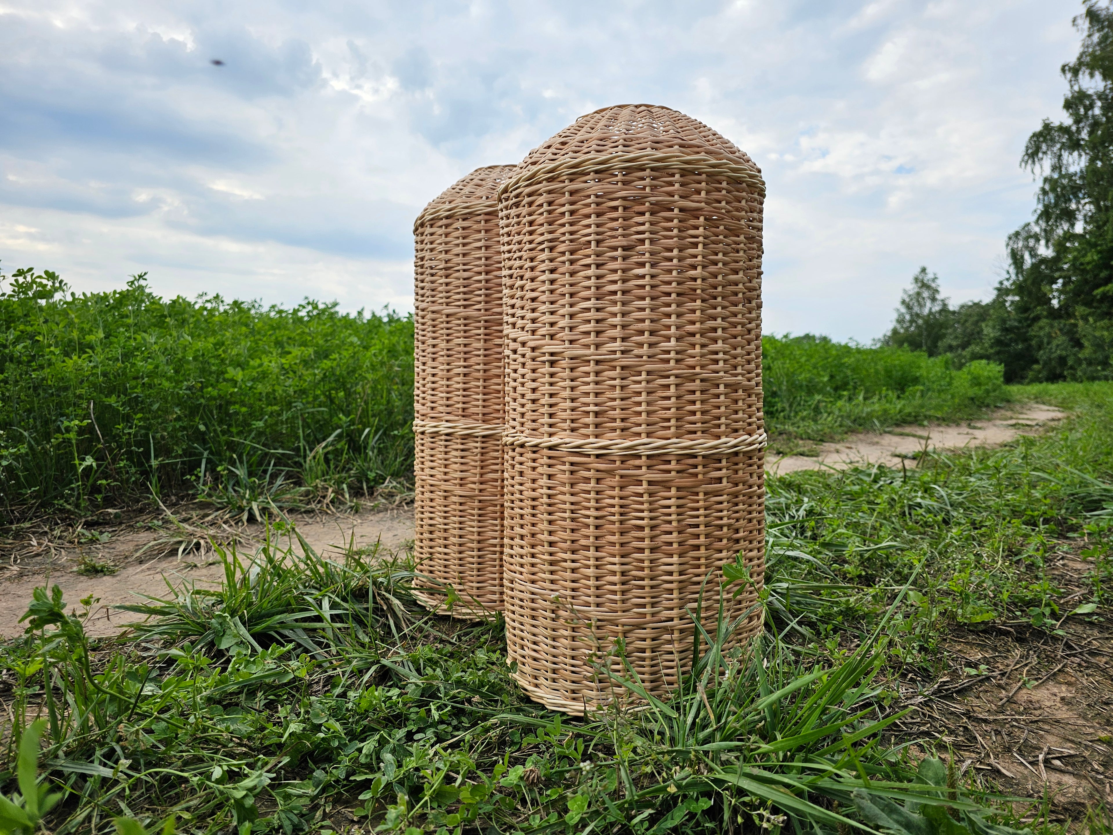 Wicker gas cylinder cover 012r