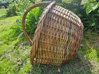 Wicker Picnic Basket with Divider