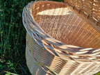 Wicker Picnic Hamper with Lid