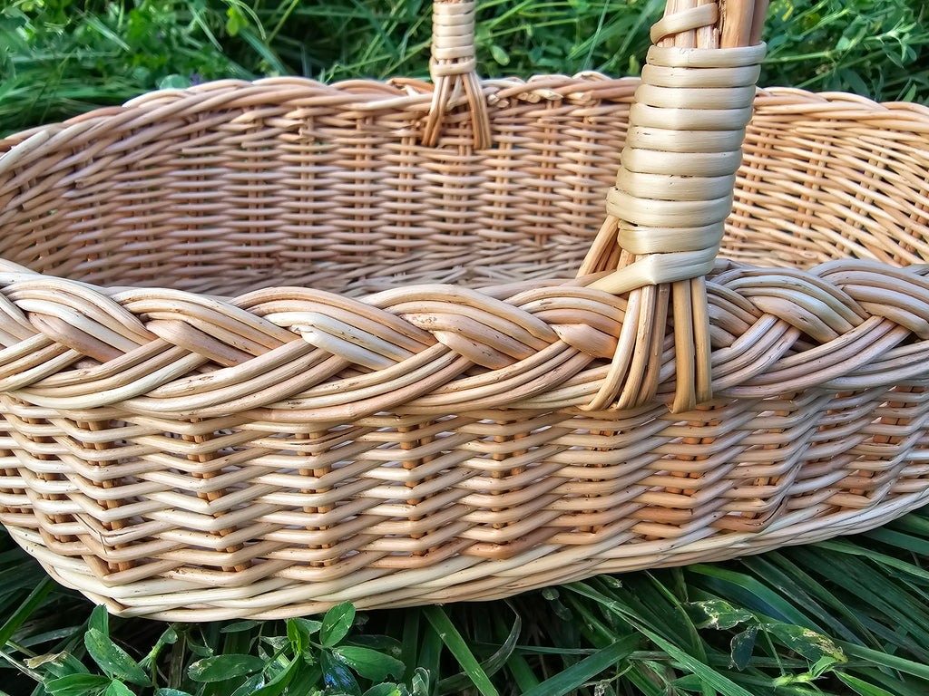 Wicker Flower Gathering Trug